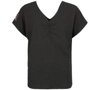 Black Premium by EMP T-shirt with shirred V-neck T-Shirt black S