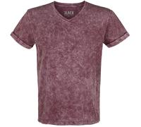 Black Premium by EMP T-shirt with Wash T-Shirt burgundy M