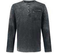 Black Premium by EMP Through The Glass Long-sleeve Shirt black 5XL