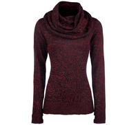 Black Premium by EMP Up The Neck Knit jumper black red XXL