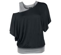 Black Premium by EMP When The Heart Rules The Mind T-Shirt black grey 4XL