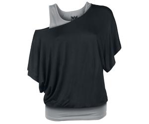 Black Premium by EMP When The Heart Rules The Mind T-Shirt black grey XXL