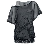 Black Premium by EMP When The Heart Rules The Mind T-Shirt grey black 4XL