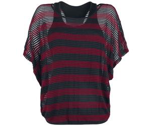 Black Premium by EMP When The Heart Rules The Mind T-Shirt red black M
