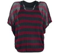 Black Premium by EMP When The Heart Rules The Mind T-Shirt red black XL