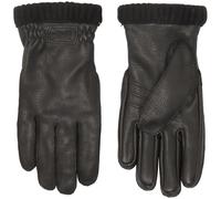 Black Primaloft Deerskin Gloves UK 8