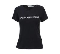 Black Print Logo Tee Short Sleeve - female - Calvin Klein Jeans - T-Shirts - Black - M - Tops M