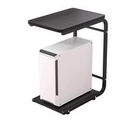 Black Printer Stand with Sto Shelf C e Cart for Small Printers Home Office Living Room Bedroom Space Saving Desk