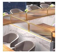 Black Privacy Screen Panel Desk Divider Office Partition Worktop Separator for OfficeHotelSize: 1 x 60 cm Enhance Workspace Privacy & Aesthetics