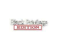 Black Privilege Edition Badge Emblem Sticker Grille(Black Privilege-03)