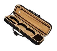 Black Professional Canvas Violin Case Backpack/Single Shoulder Portable Violin Bag Violin Case Full Size (Color : 1/8)