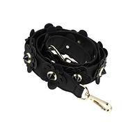 Black Pu Leather Crossbody Shoulder Strap for Flap Bag Replacement