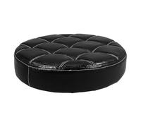 Black PU Leather Round Bar Stool Cush - Easy Inllat Replacement for Salon, Spa, Barber Shop - table, Slish Upgrade for Enhanced Seating Experience
