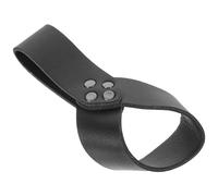 Black PU Leather Sword Holder for Medieval Knight, Halloween Season | Metal Scabbard Frog, Fits Most Sizes, Costume Matching for Adults, Larp and Theatre Rehearsals