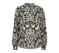 Black Puff Sleeve Blouse- female- MOS MOSH- Blouses- Black- L- Blouses & Shirts L