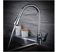 Black Pull Down Kitchen Faucet Tap Single Handle Oil Rubbed Bronze Kitchen Sink Mixer Tap 2 Pattern Shower Spout Hot Cold Faucet B
