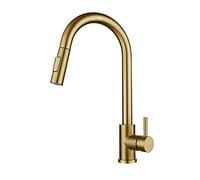 Black Pull-Out Kitchen Faucet with Smart Sensor, Stainless Steel Touch Control Mixer Tap for Easy Installation - Modern Induction Sink Tap, Sleek Silver Design