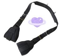 Black Puller Yoga Pulling Rope Training Elasticity Fitness, Hand And Leg Stretching Straps, Couple Gift - H3