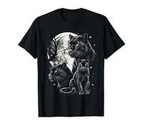 Black Puma Panther 90s Style Vintage Aesthetic Y2K Panther T-Shirt