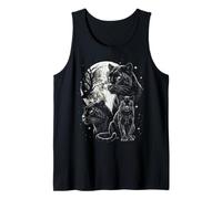 Black Puma Panther 90s Style Vintage Aesthetic Y2K Panther Tank Top