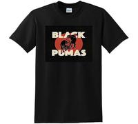 Black Pumas T Shirt Black Pumas Vinyl cd Cover Men's Cotton T Shirt Black S