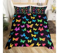(Black Purple Yellow, Double(No Comforter)) Homewish Dream Catcher Bedding Set Double for Girls Galaxy Dreamcatcher Boho Comforter Cover Woman Purple Starry Feather Duvet Cover,Bohemian Mandala