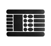 Black PVC Bike Frame Protector Stickers for Mountain Bike Chain Stay | Easy to Apply Pvc, Shapes around Complex Contours, Black Finish, Frame Protection for Bike Use