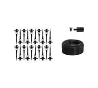 Black PVC Drip Watering System 20m for root Feeder Black PVC(15m)