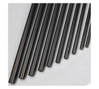 Black PVC Plastic Pipe Tube, 2Pcs Length 500mm OD 5~18mm Fish Tank Aquarium Tubes Garden Irrigation Watering Fittings(11x14mm 2pcs)
