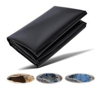 Black PVC Pond Liner0.5mm Thick Waterproof for Garden BedsAvailable in 2x2.5m 3x3m 3x2m 3x10m SizesDurable & Versatile