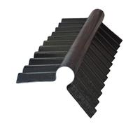 Black PVC Ridge Cap for CorruPlast Corrugated Roofing Sheets - Profile 76/18 - 800mm