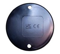 Black PVC Round Circular Box Lids - 65mm DIA - Fits 20mm & 25mm Conduit Boxes (Pack of 2)