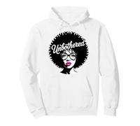 Black Queen African American Black History Unbothered Pullover Hoodie