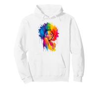 Black Queen Artwork African American Black History Pullover Hoodie