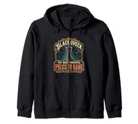 Black Queen Black History African Black Woman Zip Hoodie