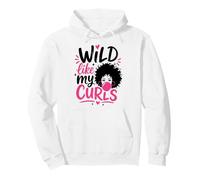 Black Queen Curly Hair Curls Pullover Hoodie