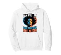 Black Queen Curly Hair Girl Black Women Pullover Hoodie