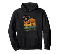 Black Queen Empowerment Unbothered. Unbossed. Unapologetic. Pullover Hoodie