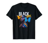 Black Queen Free - Black Girl, Spiritual Strength & Freedom T-Shirt