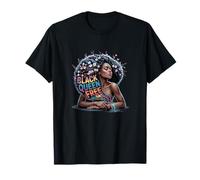Black Queen Free - Spiritual Strength & Freedom T-Shirt