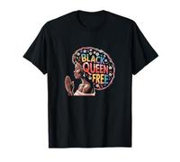 Black Queen Free - Spiritual Strength & Freedom T-Shirt