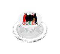Black Queen Mom Melanin Mother Mother's Day Juneteenth Woman PopSockets PopGrip for MagSafe