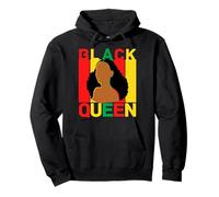 Black Queen Mom Melanin Mother Mother's Day Juneteenth Woman Pullover Hoodie