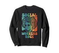 Black Queen Social Work Appreciation Social Workers Rocks Sweatshirt
