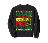Black Queen The Most Powerful Piece In The Game Sweatshirt