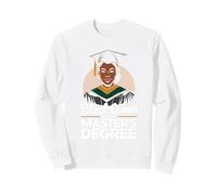 Black Queen With a Master’s Degree Graduation Sweatshirt