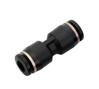 Black Quick-Plug Quick air Pipe Joint PK Five-Way PZA Four-Way PU Straight-Through PE Three-Way PY Plastic Pneumatic Joint(Pe-12black)