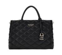 Black Quilted Shoulder Bag, female, Guess, Handbags, Black, ONE SIZE, Bags ONE SIZE