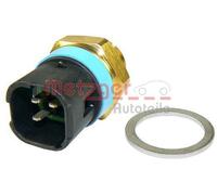 Black Radiator Fan Temperature Switch Fits RENAULT OPEL Kangoo 9161054