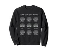 Black Rain Frog Moods, Grumpy Black Desert Rain Frog Sweatshirt